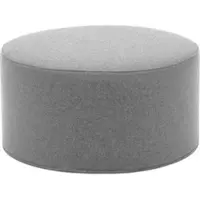 Softline - Drum Hocker / Beistelltisch groß, Ø 60 x H 30 cm, Filz Melange grau (620)