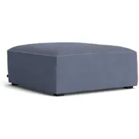 HAY - Mags Soft Ottoman S01 (XS), blau (Linara 198) / Nähte: beige (Filzgleiter)