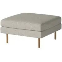 Bolia - Scandinavia Pouf 70 x 70 cm, Eiche geölt / Nantes sand
