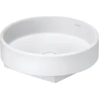 Duravit Aufsatzwaschtisch Balcoon 45x45cm, o. Hahnl., ÜL, weiß Seidenmatt