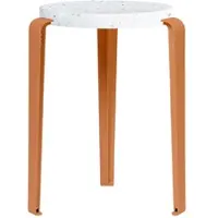 TIPTOE - LOU Hocker Venezia, recycled plastic / tangerine red