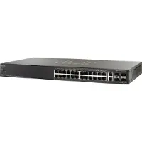 Cisco Small Business SG500-28P, gemanaged, L3, Gigabit Ethernet (10/100/1000), Energie Über Ethernet (PoE) Unterstützung, Rack-Einbau, 1U