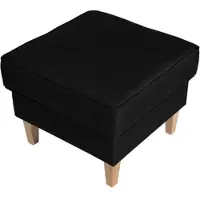 Max Winzer Hocker Lorris Schwarz Flachgewebe