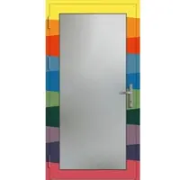 Haustuerenland.de PREMIUM Aluminium Nebeneingangstür "EMILY-Q" 59 mm Wunsch-RAL-Farbe beidseitig außen öffnend DIN links