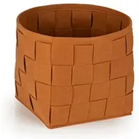 N8werk Filz-Aufbewahrungskorb M - 32 x 32 x 32 cm - Rost
