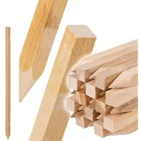 Voss.garden 25x Holzpfahl Buche 130cm, Zaunpfahl, Pflanzpfahl, 2,7 x 2,7cm