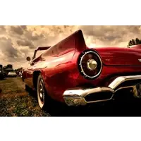 Papermoon Fototapete "Sepia Oldtimer", bunt, B:4,5m L:2,8m, Vlies, Tapeten, Fototapete