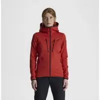 RevolutionRace Ultra Mid Hood Damen Aura Red, Größe:XS - Damen > Oberteile > Hoodies & Sweatshirts - Rot