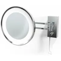 DECOR WALTHER Schminkspiegel BS 36/V LED Chrome (5x vergrößerung)