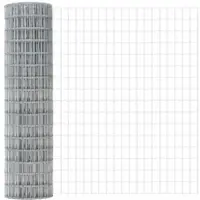 vidaXL Eurozaun 1 x 25 m PVC-beschichtetes Eisen