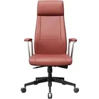 FlexiSpot Chefsessel LC7R, rotbraun, Echt Leder, belastbar bis 136 kg