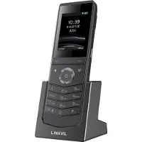 Fanvil W611W V2, IP-Mobiltelefon, Schwarz, Kabelloses Mobilteil, 4 Zeilen, 1000 Eintragungen, LCD
