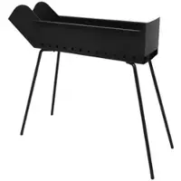 Mille BBQ-40 Go - Holzkohle-Bratrost für Lammspieße - 40x14cm