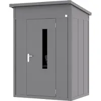PRIMEYARD 158 x 122 cm Gerätehaus, anthrazit - (GFPV00949)