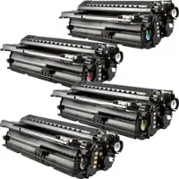 Ampertec 4 Kompatible Toner ersetzt HP CF470X-73X 657X Multipack KCMY
