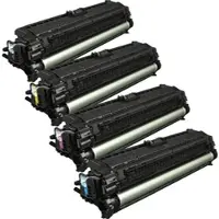 Ampertec 4 Kompatible Toner ersetzt HP CE340A-43A 651A Multipack KCMY