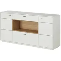 Jette Sideboard Coruna , weiß , Maße (cm): B: 183 H: 91 T: 44.0