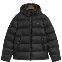 Gant Steppjacke "ACTIVE CLOUD JACKET" mit Kapuze regular fit, abnehmbare Kapuze, 2-Wege-Reißverschluss