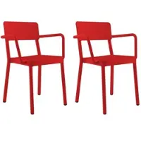 Resol LISBOA Sessel Indoor, Outdoor Set 2 Rot