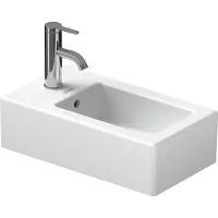 Duravit Handwaschbecken VERO m ÜL HLB 250x450mm 1 HL we