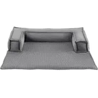 Momax Hundesofa Pet Flat Dunkelgrau