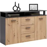 Momax Sideboard Montana Anthrazit/Eiche Artisan