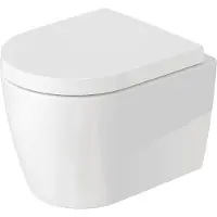 Duravit Wand-Tiefspül-WC Compact Me by Starck 37x48 cm Rimless Weiß WonderGliss