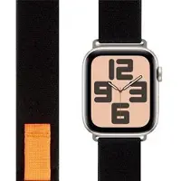Obal:Me Textilarmband für Apple Watch 42-49 mm ML Schwarz/Orange