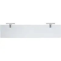 Duravit Glasablage KARREE Glas matt chrom