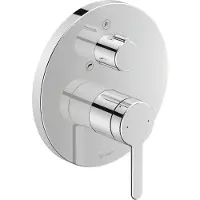 Duravit Fertigmontageset C.1 UP-Wannen-Einhebelmischer, rd, m Umstellvent., chrom