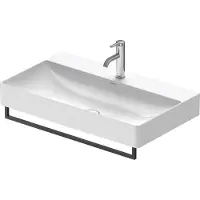 Duravit DuraSquare Handtuchhalter, für den Waschtisch 235380, 0031214600, Farbe: Schwarz Matt
