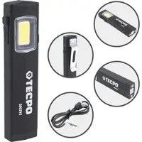 TECPO LED Handlampe mit 500 Lumen