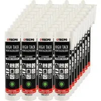TECPO Montagekleber HIGH TACK Baukleber, 36x 455g Kleber +...