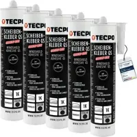 TECPO 5x Scheibenkleber QS Primerlos MS-Polymer 290 ml