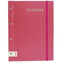 Roth Zeugnismappe Metallium mit Buchschrauben, pink