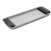 PJ-Production APTO FELT Drawer SLIM Filz Schreibtisch Unterbauschublade, hellgrau