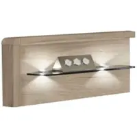 Sconto Nachtschrank-Paneel Valencia ¦ holzfarben ¦ Maße (cm): B: 60 H: 30 T: 12.0