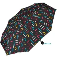 Happy Rain Taschenschirm mit Shopper 2 in 1 supermini with shopper letterjam mul...