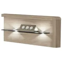 Sconto Nachtschrank-Paneel Valencia ¦ holzfarben ¦ Maße (cm): B: 60 H: 30 T: 12.0