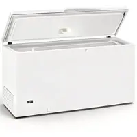 CSB Gewerbe-Gefriertruhe 170 cm, 472 L mit Klapptür. Horizontale Industriefriertruhe für Bar, Restaurant und Gastronomiebedarf.