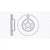 MAGNETI MARELLI Bremsscheibe [Hersteller-Nr. 361302040196] für Mercedes-Benz