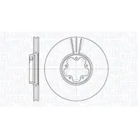 MAGNETI MARELLI Bremsscheibe [Hersteller-Nr. 361302040170] für Ford