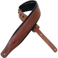 Levys Leathers Signature Legacy 3.25" Leder Gitarrengurt Braun