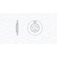 MAGNETI MARELLI Bremsscheibe [Hersteller-Nr. 361302040220] für Audi, VW, Seat, Skoda