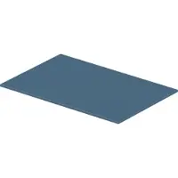 Duravit DuraSquare Glaseinleger 77x38cm, für Metallkonsolen 003111/ 003112, 0099678800