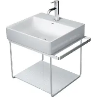 Duravit Metallkonsole DuraSquare 56,5x45cm, wandhängend, chrom