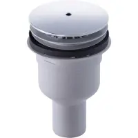 Duravit Duschwannenablauf Abgang senkrecht chrom