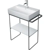 Duravit DuraSquare Metallkonsole 66,5x45,1cm, für den Waschtisch 235660, Handtuchhalter, freistehend, 0031134600