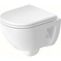 Duravit 2515090000 D-Code Wand WC, Weiß Hochglanz,