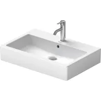 Duravit Waschtisch VERO m ÜL HLB 700x470mm geschl 1 HL we